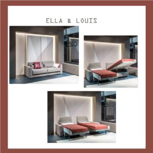 Letto a scomparsa con divano trasformabile ELLA & LOUIS Clei